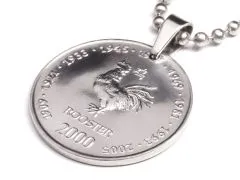 Anhänger Sternzeichen Hahn Münze 10 Schilling Somaliland Ø 25 mm