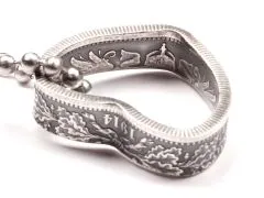 Herz Anhänger 1 Mark Kaiserreich 1891-1916 Silber 900er • Ausführung Vintage