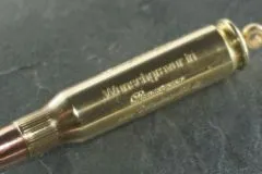 Anhänger original Patrone .308 Win Messing • Personalisierbar