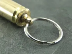 Schlüsselanhänger original Patrone .308 Win Messing