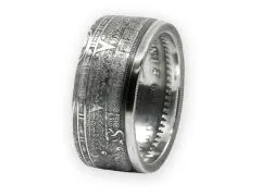 Münzring Azteken Kalender 1/2 OZ Feinsilber 999er Größe 58 bis 72