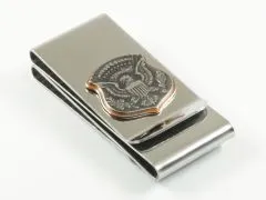 Geldscheinklammer 1/2 Dollar USA mit 3 Einschüben