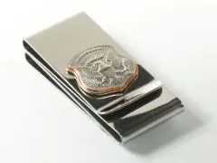 Geldscheinklammer 1/2 Dollar USA mit 3 Einschüben