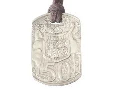 Anhänger Dog Tag 50 Cents Australien - Flagge • Inklusive Baumwollband