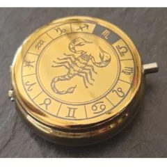 Taschenaschenbecher Ø 50 mm • Farbe Gold Metallic