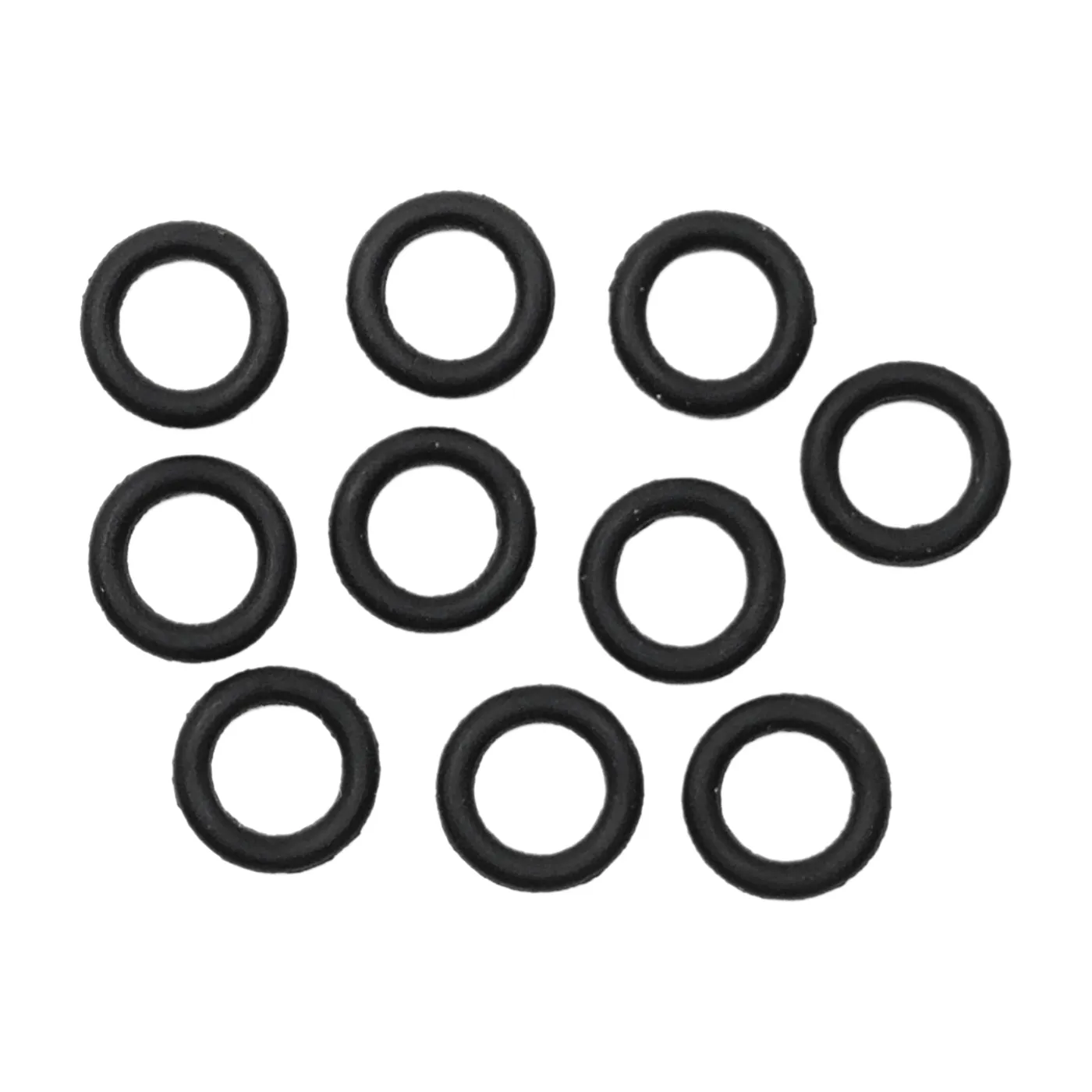 Abstandshalter aus Silikon Ø 4 / 6 mm, Farbton Schwarz (10 Stück)
