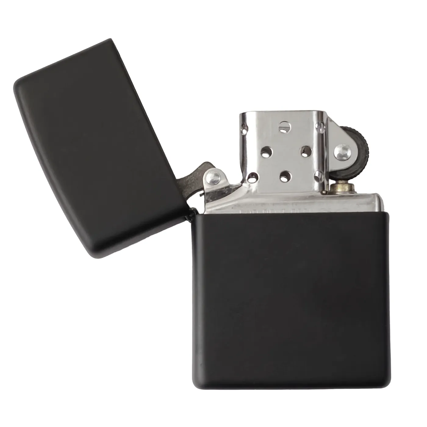 Benzinfeuerzeug STERNZEICHEN 01, Zippo Farbton Schwarz matt, optional mit Gravur