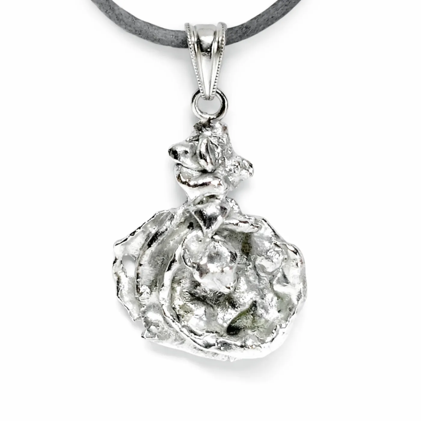 Silber Nugget Anhänger aus 900er Silber 10,3g