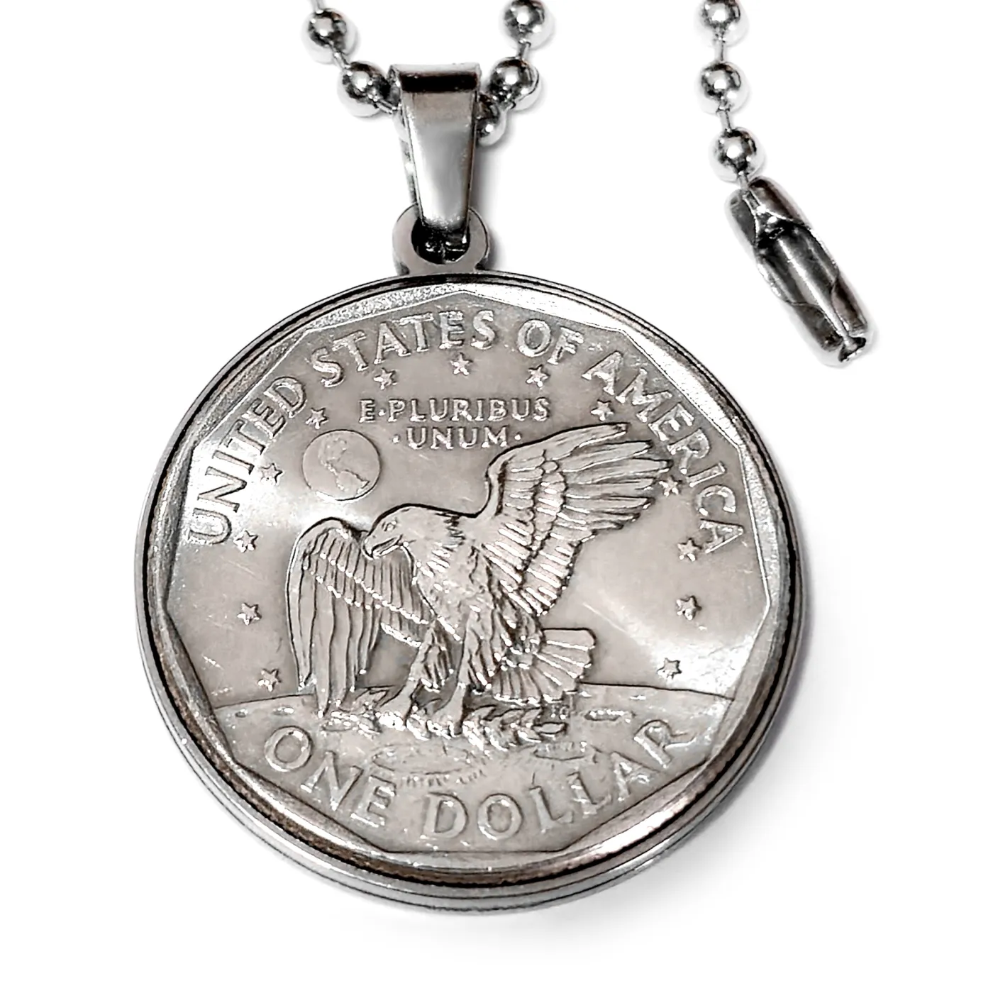 Münzanhänger USA ADLER SBA 1 Dollar 1979-1999, optional mit Gravur