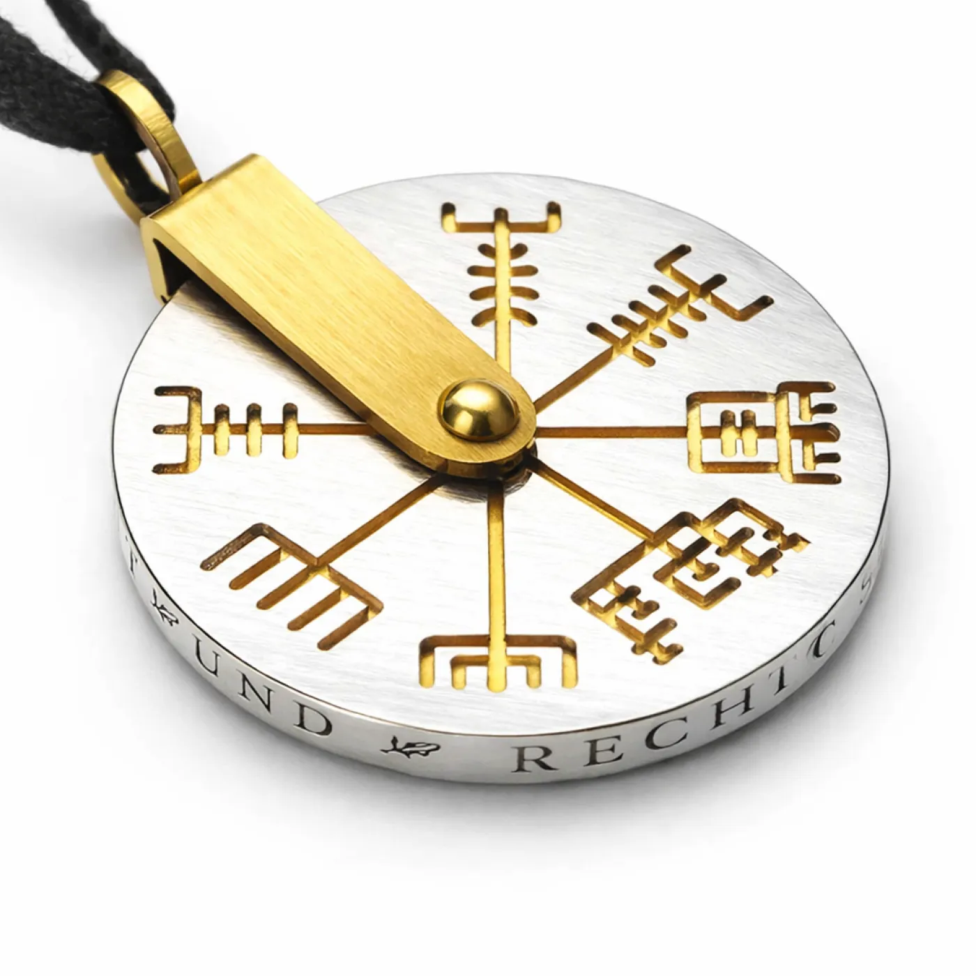 Anhänger aus Silber 625er 5 DM Deutschland 1951 - 1974 • VEGVISIR – Ansicht 1