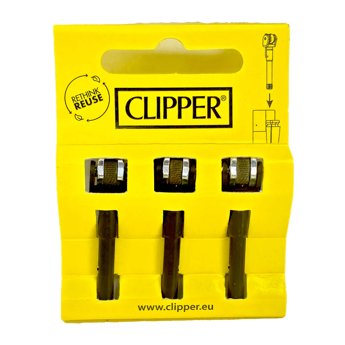 Clipper Ersatz Zündsystem im 3er Set, Flint System
