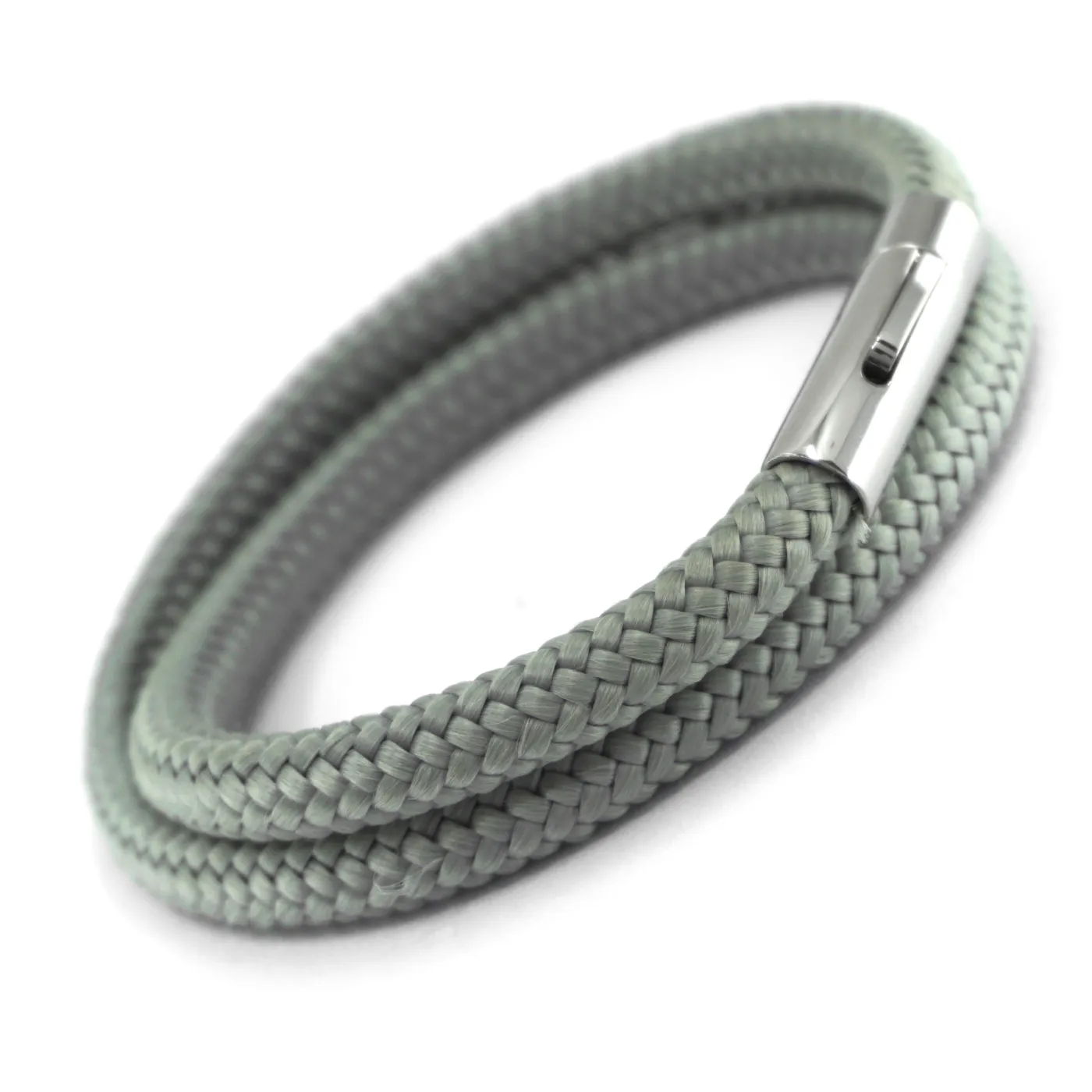 Segeltau-Armband 2 x Ø 6 mm mit Edelstahl-Bajonettverschluss, Farbauswahl