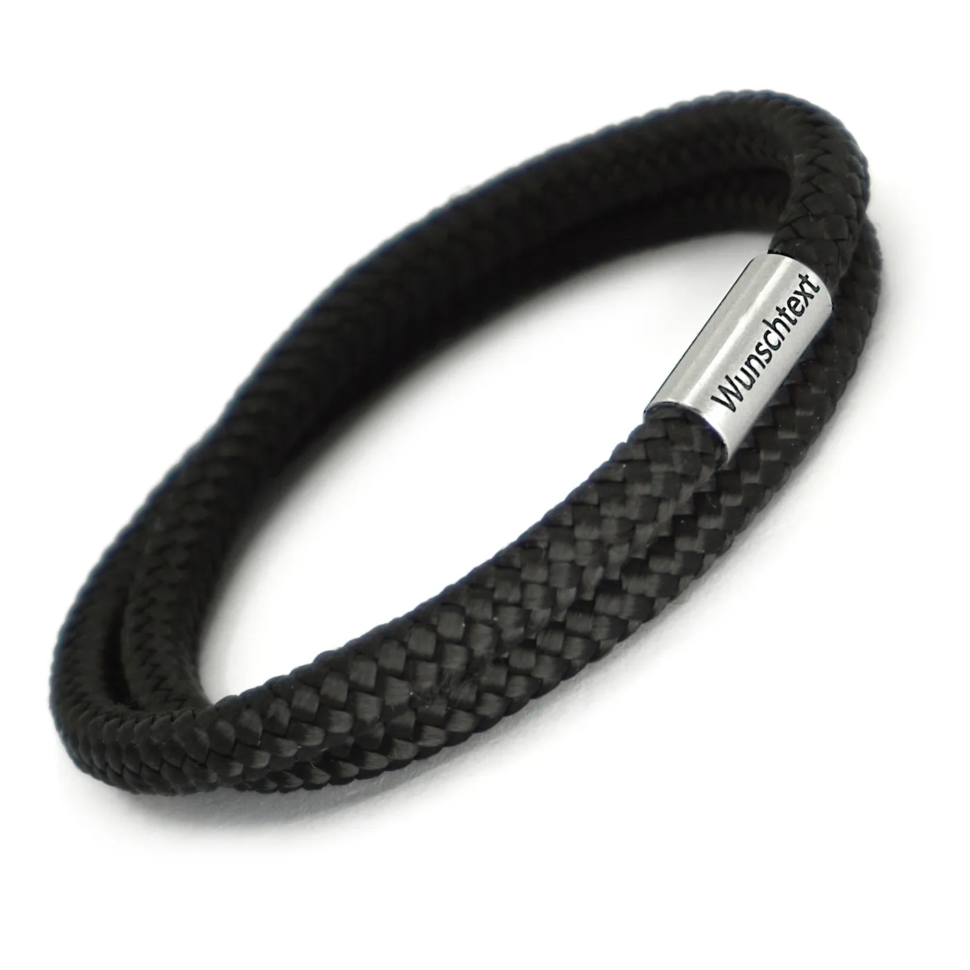 Hochwertiges 6 mm Segeltau-Armband doppelt gewickelt in Wunschfarbe