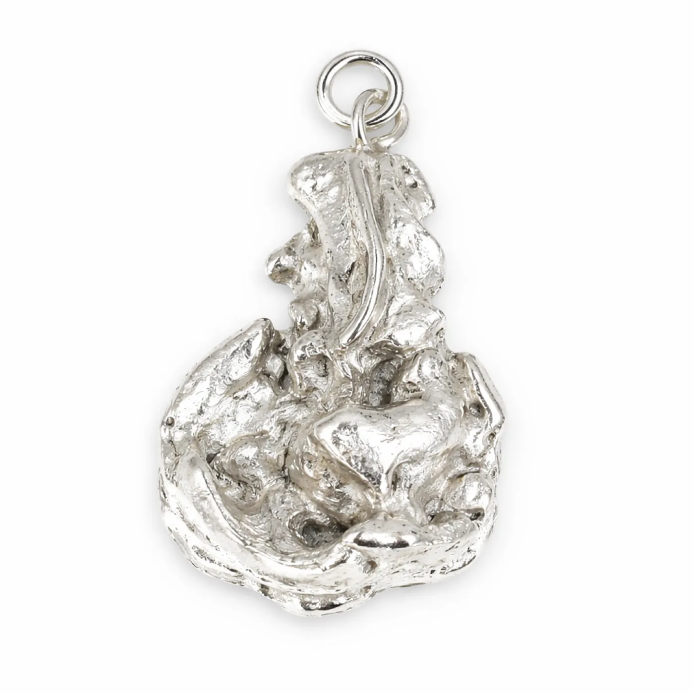 Silber Nugget Anhänger Silber 900 • 12,5 g – Ansicht 2