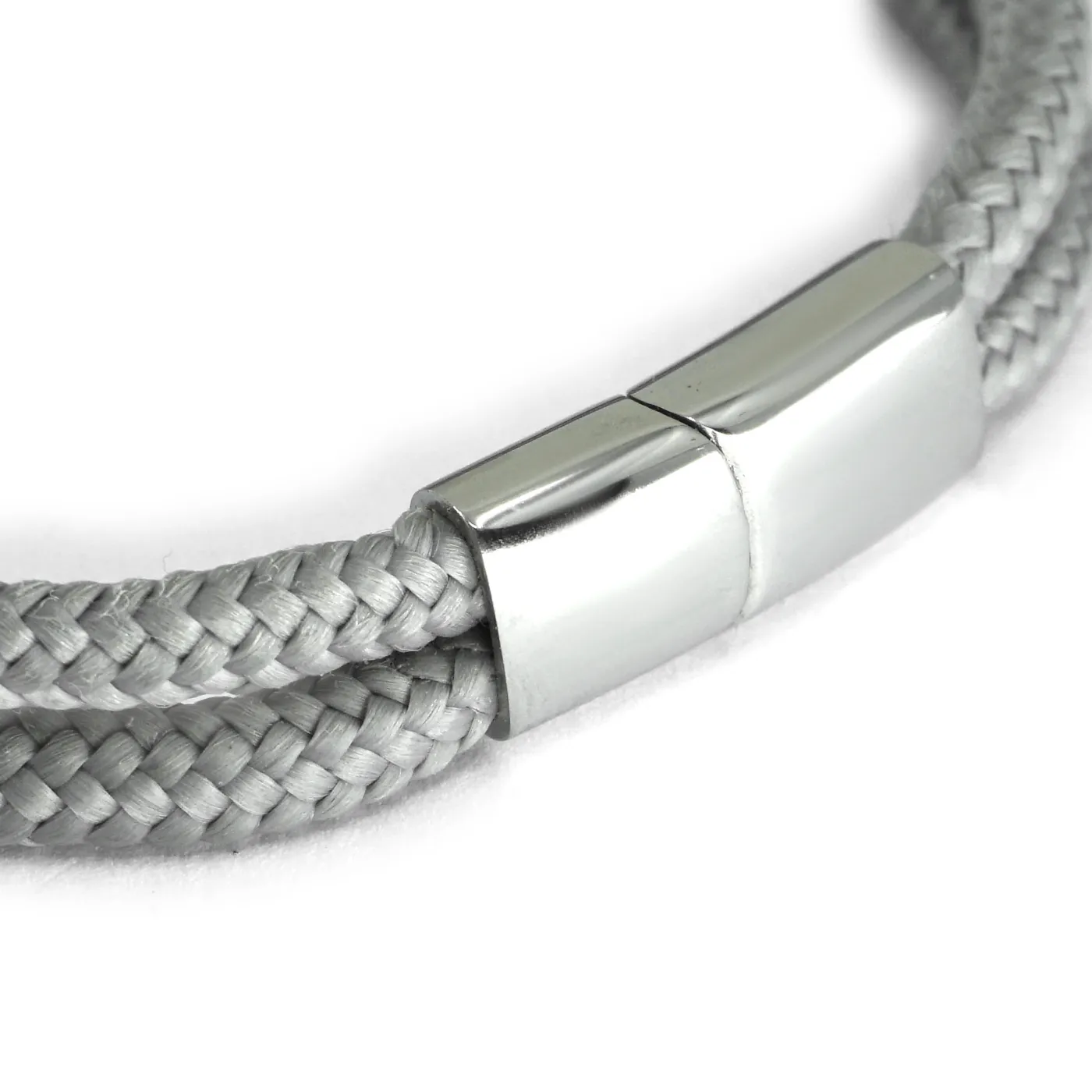 Segeltau-Armband 2 x Ø 4 mm mit Edelstahl-Magnet-Schiebeverschluss » Personalisierbar, Farbauswahl – Ansicht 3