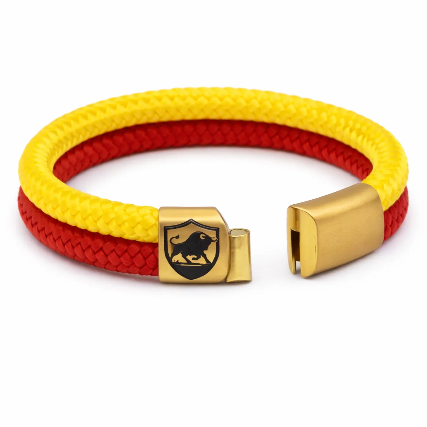 Segeltau-Armband SPANIEN Stier 2 x Ø 6 mm mit Edelstahl-Magnetverschluss » Personalisierbar – Ansicht 4