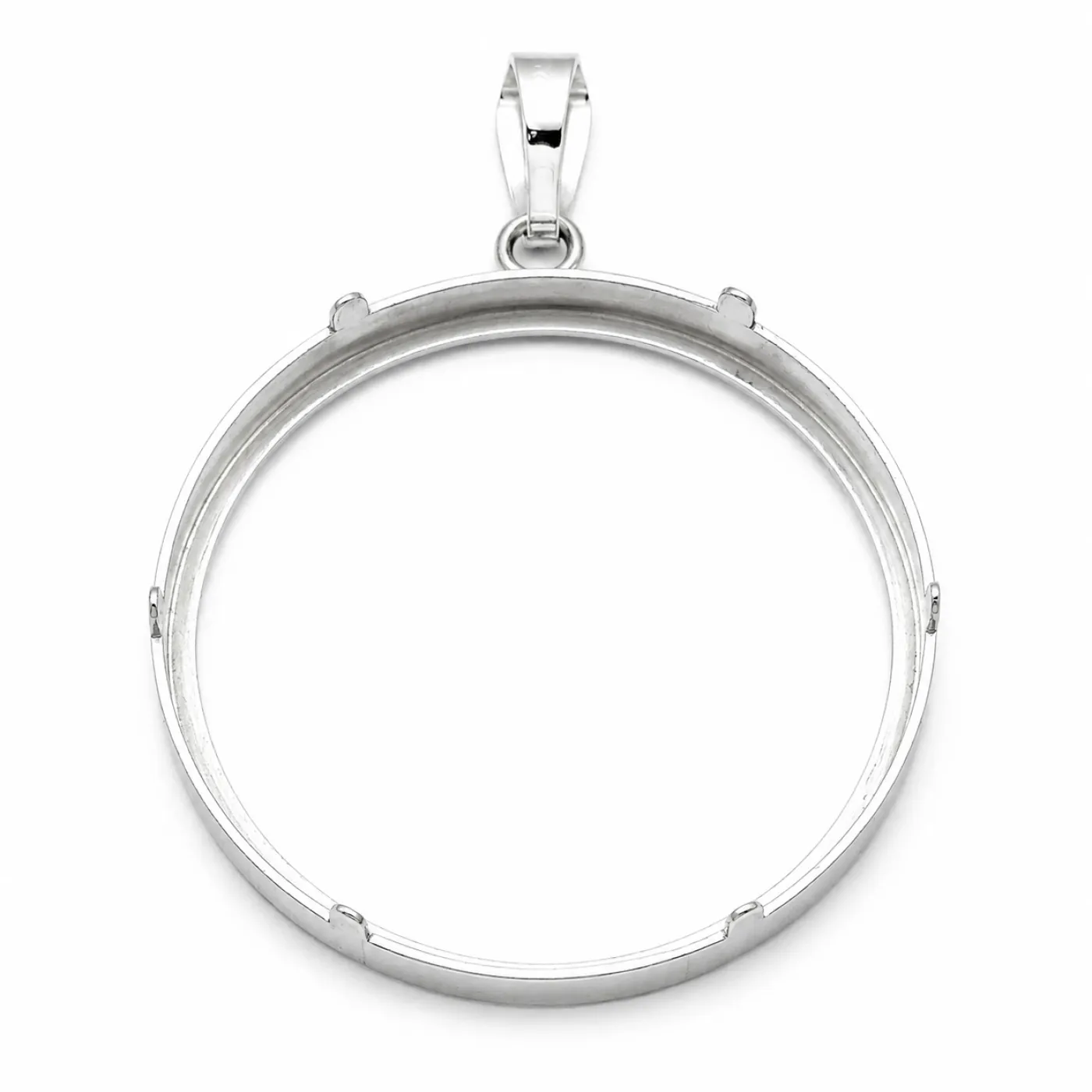 Münzfassung Silber 925 Rückseite