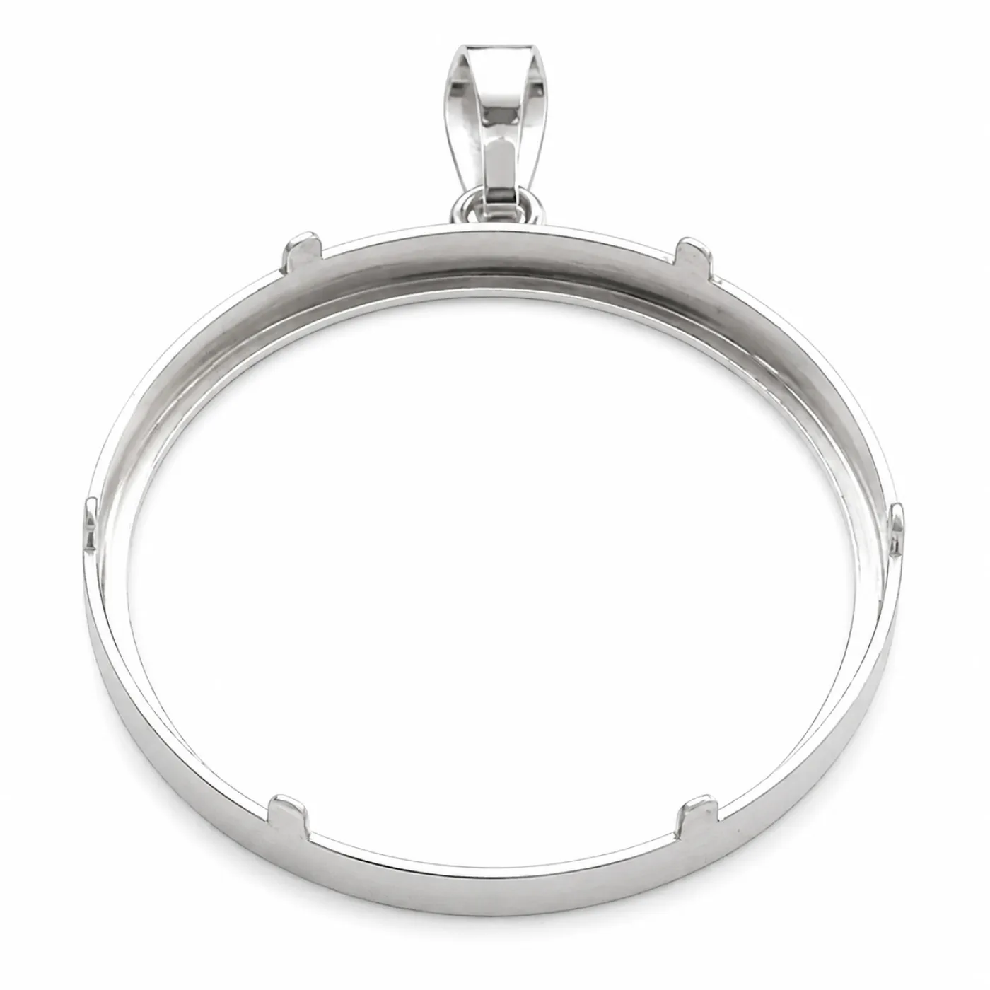 Münzfassung Silber 925 Rückseite