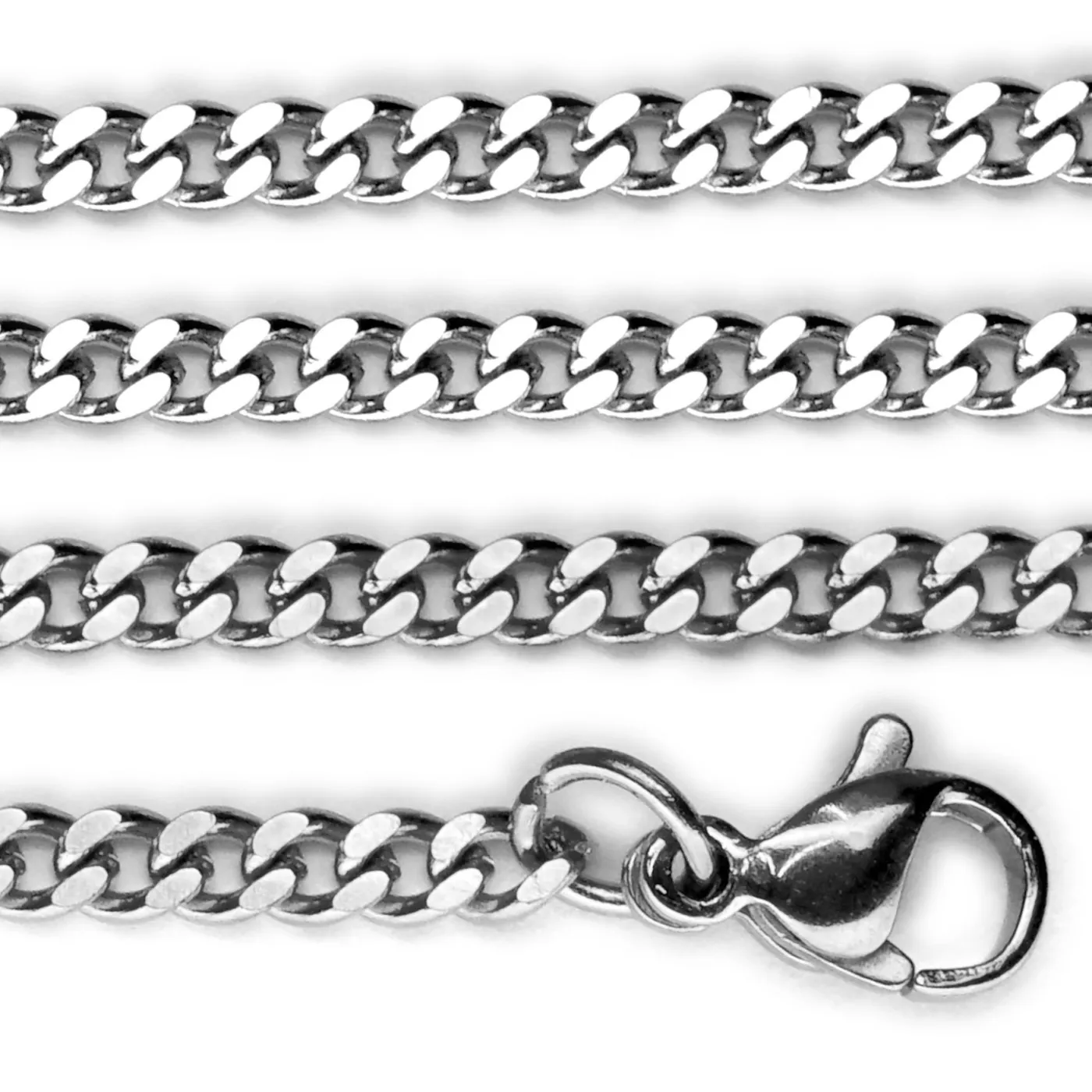 Münzanhänger Deutschland KULTURFRAU mit Panzerkette 2 mm Farbton Silber » 50 Pfennig 1949 - 2001 personalisierbar – Ansicht 3