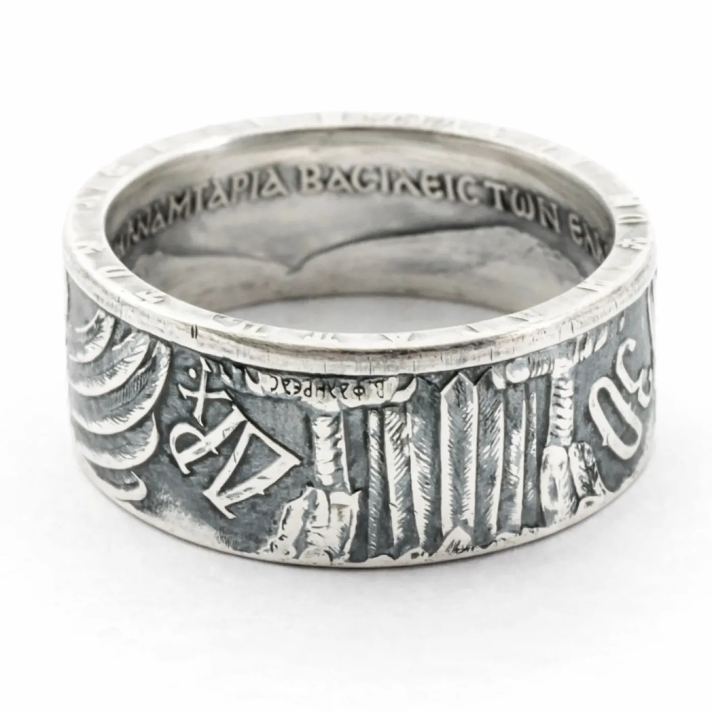 Münzring Griechenland 30 Drachmen Adler 1964 Silber 835er Größe 56 bis 72 – Ansicht 1