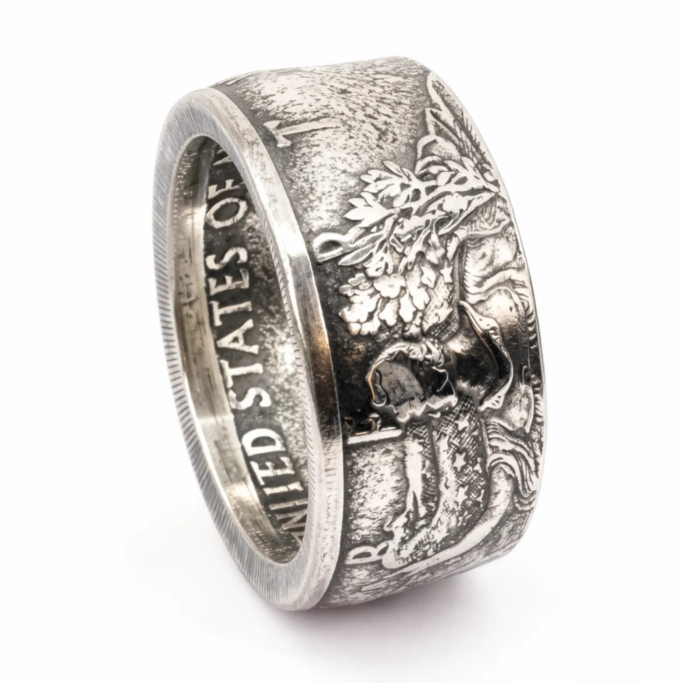 Münzring USA Silver Eagle Feinsilber 999er Größe 66 bis 76