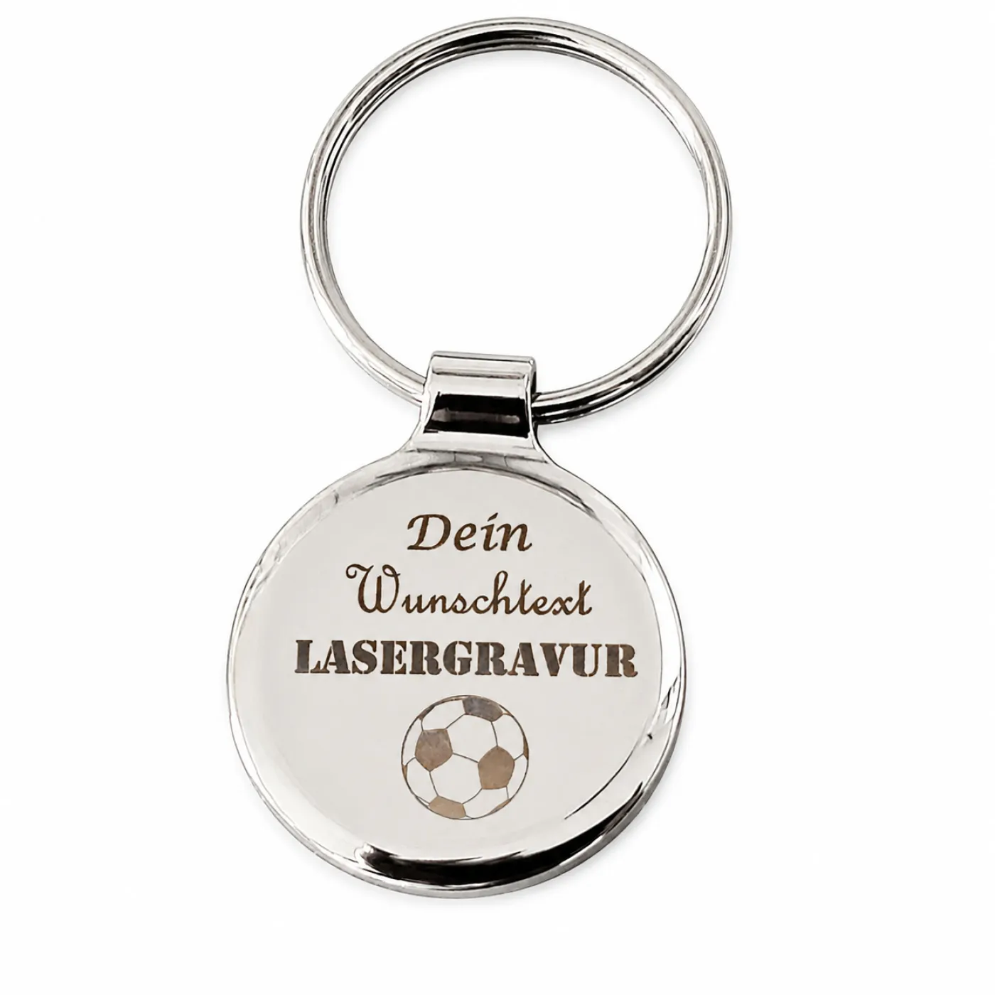Metall-Schlüsselanhänger 5 Mark mit Datum 1951 bis 1974 aus Silber 625er » Personalisierbar – Ansicht 1