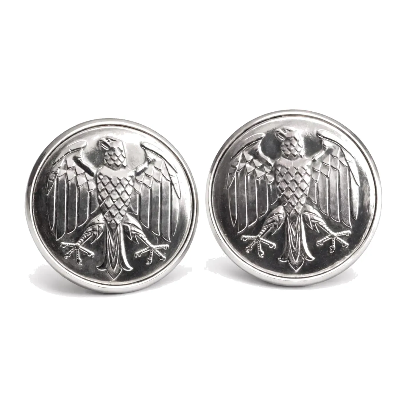Ohrstecker 1 Mark Münzen Deutschland Bundesadler aus Edelstahl Ø 17,7 mm