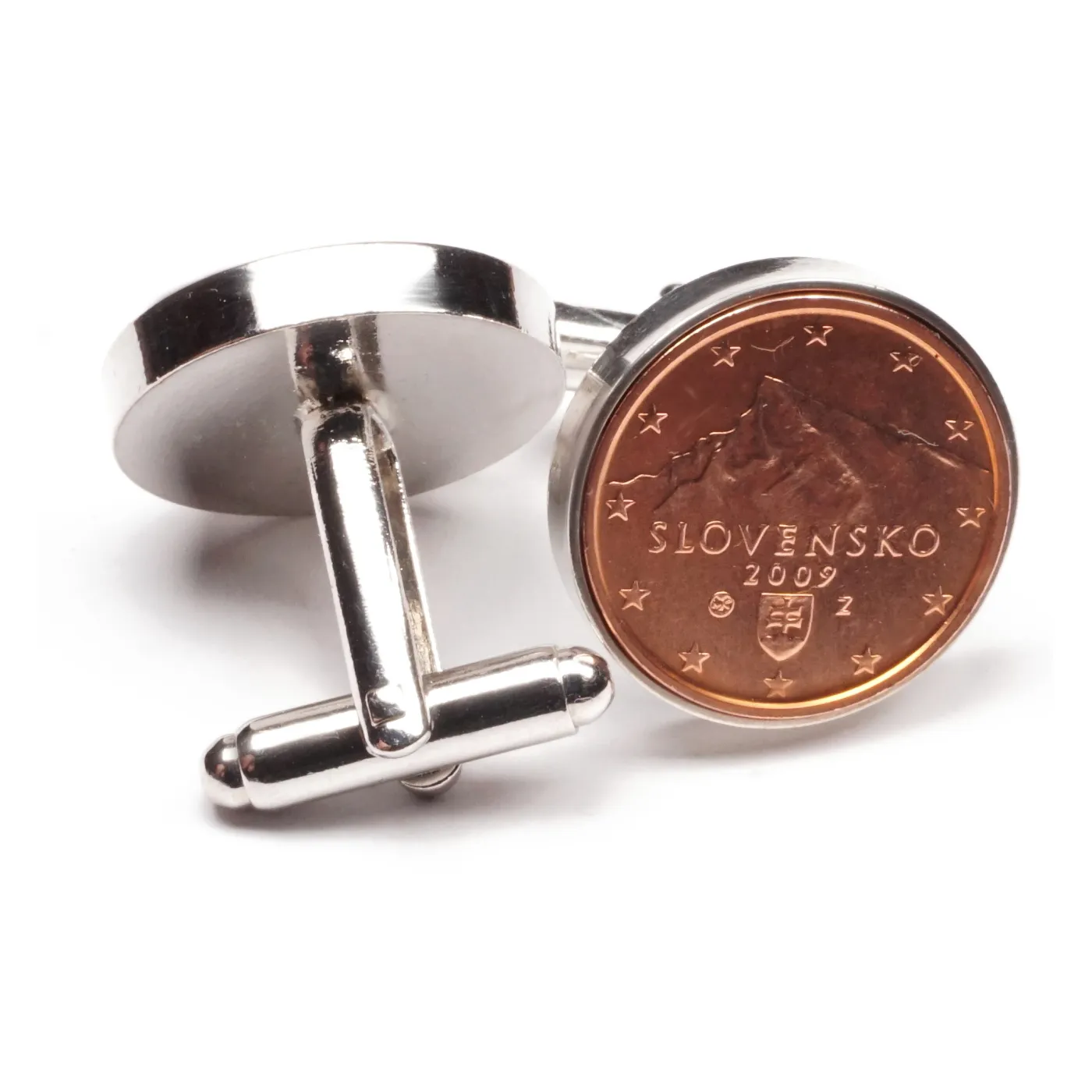 Manschettenknöpfe 2 Cent Slowakei Kriváň Ø 20 mm