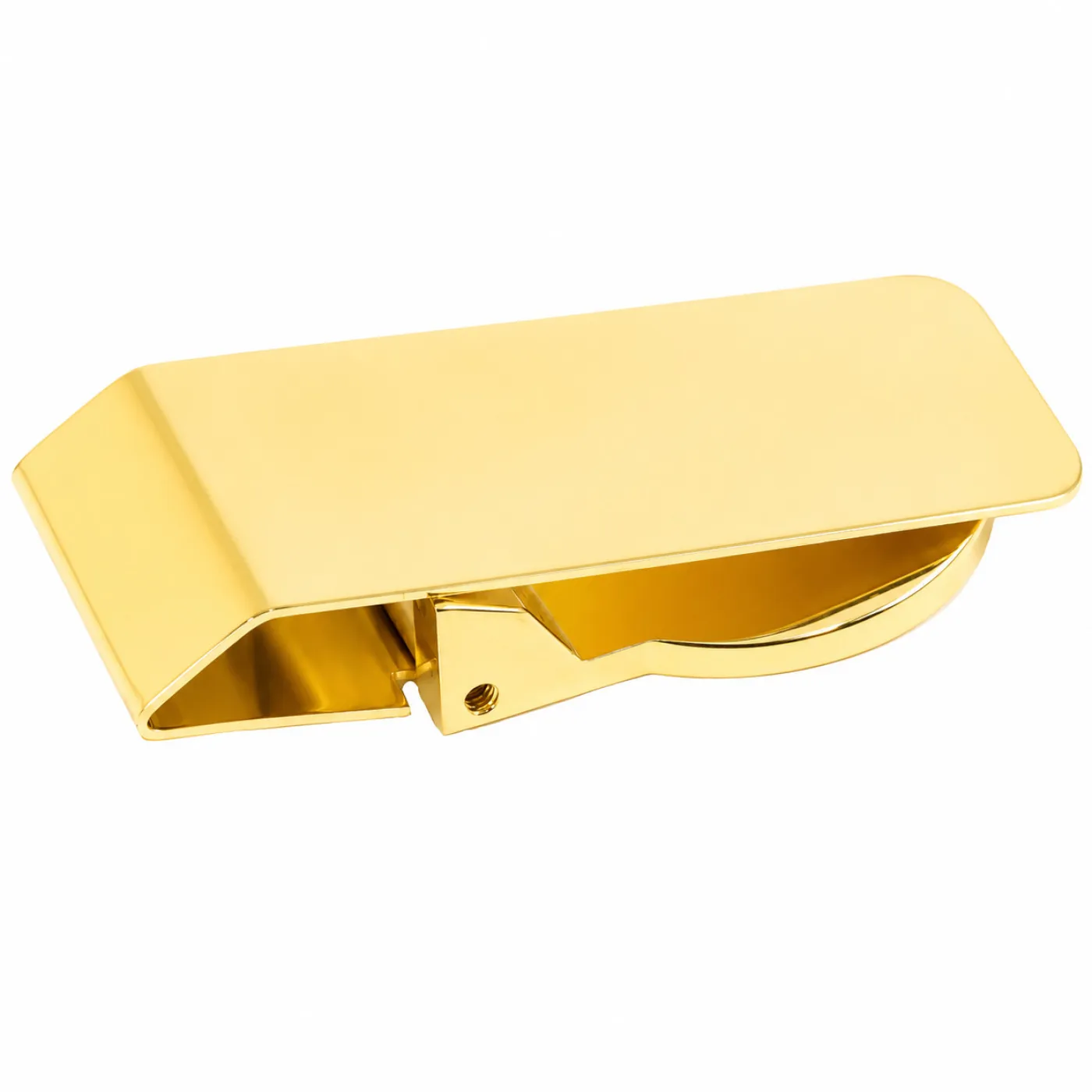 Geldscheinklammer 24 Karat vergoldet mit Monogramm » Personalisierbar – Ansicht 1