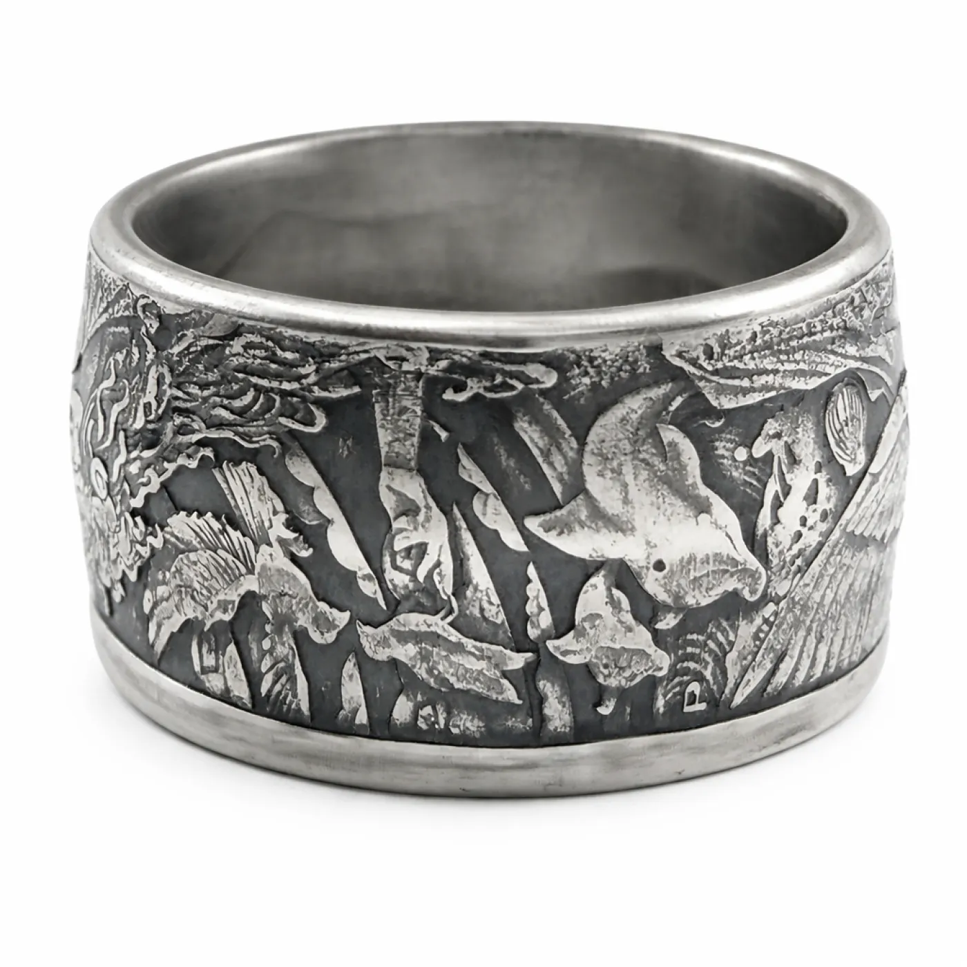 Münzring Aphrodite 1 OZ Feinsilber 999er Größe 62 bis 76 – Ansicht 5