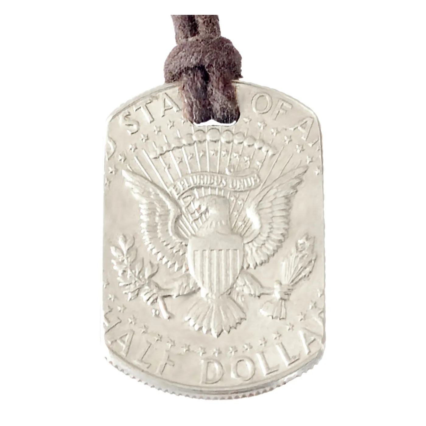 Anhänger Dog Tag 1/2 Dollar USA - Stars & Stripes • Inklusive Baumwollband – Ansicht 1