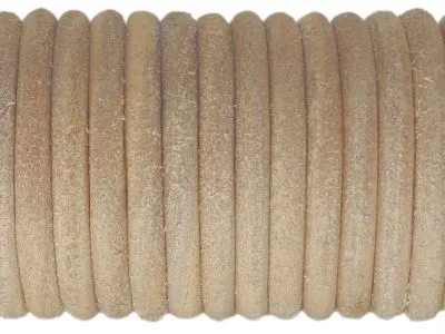 Lederschnur rund Ø 5,0 mm Vintage Light Taupe 0,5 Meter