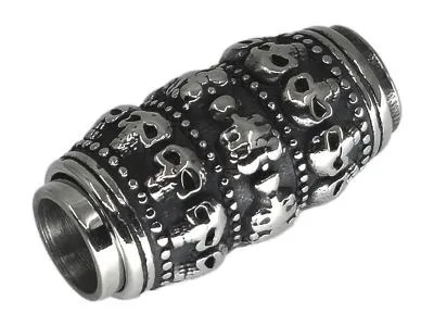 Magnetverschluss Edelstahl für Schnüre Ø 8,0 mm • Vintage