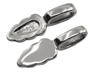 Anhängerschlaufe aus Edelstahl zum Ankleben