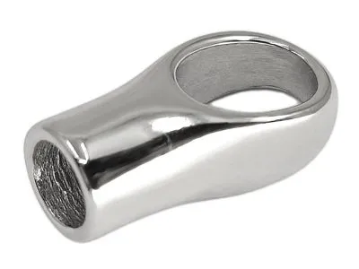 Endkappe mit Öse aus Edelstahl für Schnüre Ø 5,0 mm