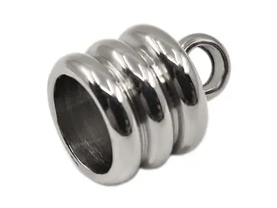 Endkappe mit Öse aus Edelstahl für Schnüre Ø 5,0 mm