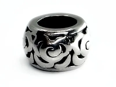 Spacer - Zwischenstück aus Edelstahl für Schnüre Ø 4,0 mm • Vintage