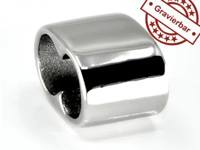 Spacer - Zwischenstück aus Edelstahl für Schnüre Ø 2 x 6,0 mm