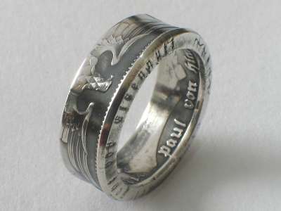 Ringe aus Münzen - Silberringe - Reichsmark als Ring