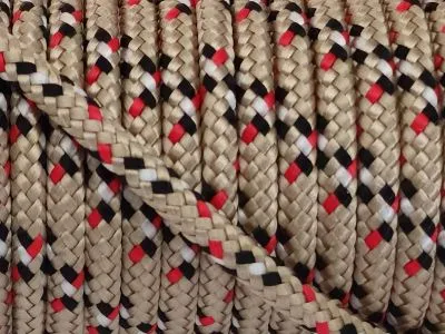 Segeltau Ø 4,0 mm Tartan Beige 0,5 Meter