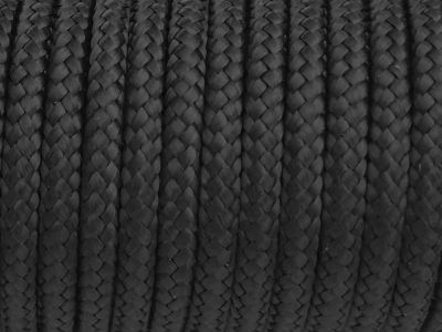 Segeltau Ø 10,0 mm Schwarz 0,5 Meter