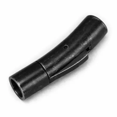 Bajonettverschluss Edelstahl für Schnüre Ø 4,0 mm 23 x 5 mm • Vintage