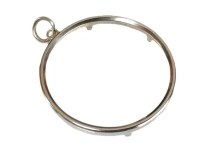 Münzfassung Ø 27,25 x 2,1 mm aus Silber 925 für Münzen - 5 Euro BRD Klimazonen / Insektenwelt