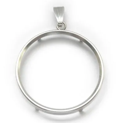 Münzfassungen Ø 13,2 bis 41,2 mm aus Silber 925