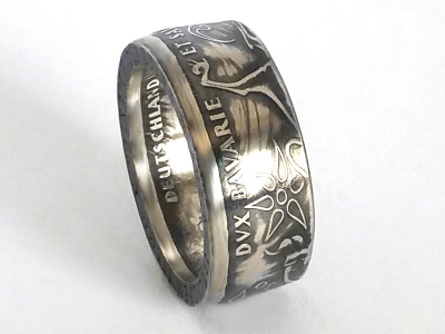 Münzring 10 Mark 1995 Heinrich der Löwe Silber 625er Größe 56 bis 72