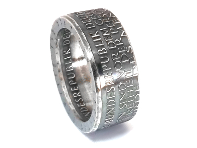 Münzring 10 Mark 1999 50 Jahre Grundgesetz Silber 925er Größe 56 bis 72