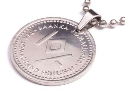 Anhänger Sternzeichen Jungfrau Widder Münze 10 Schilling Somaliland Ø 25 mm