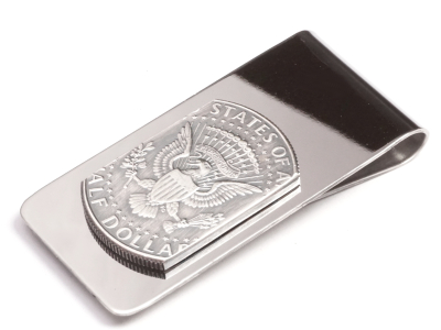 Geldclip 1/2 Dollar Münze USA Staatssiegel vintage personalisierbar