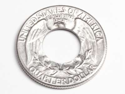 Münzring USA Quarter Silber 900er Größe 46 bis 66